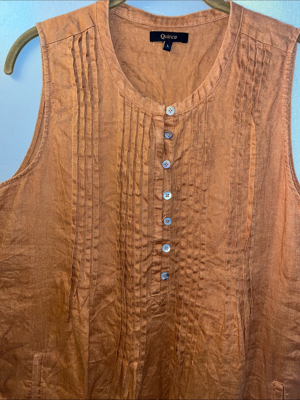 100% Linen Dress - Picture 6 of 8